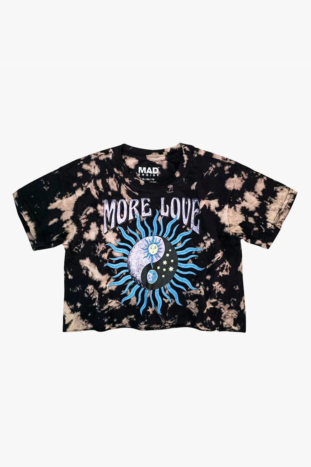 Aesthetic Crop Top More Love Tie Dye