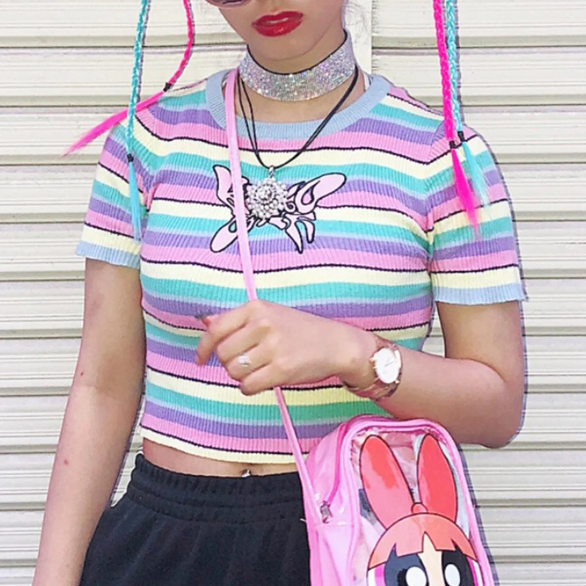 Aesthetic Pastel Crop Top