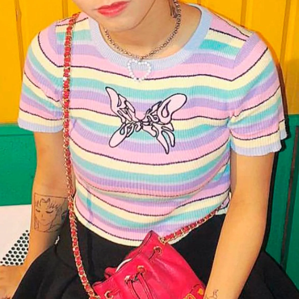 Aesthetic Pastel Crop Top