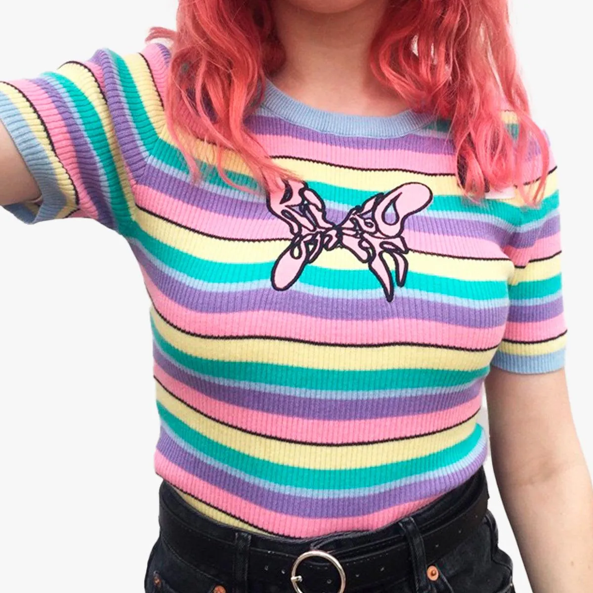 Aesthetic Pastel Crop Top