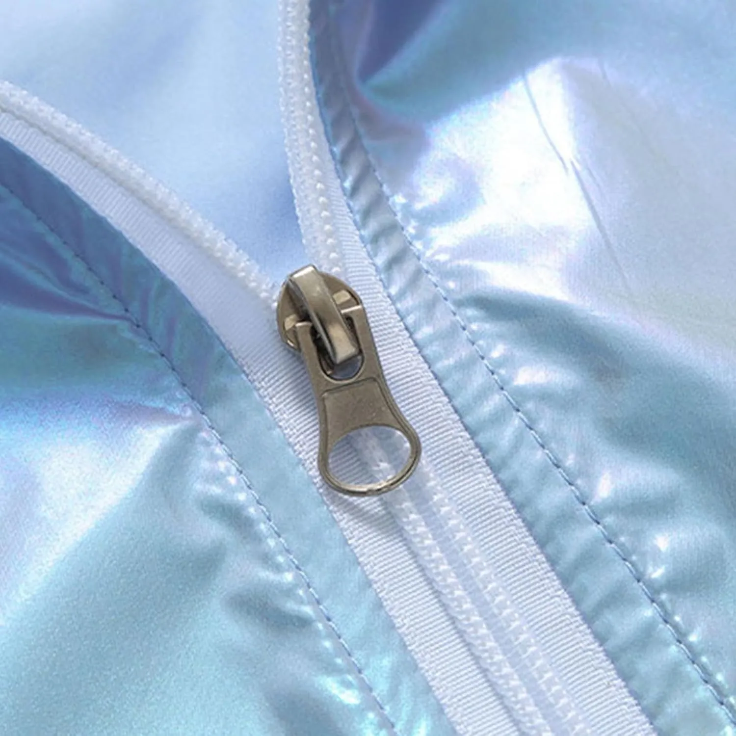 Men's UPF 50  Sun Protection Jackets Colorful Reflective Hoodie Full Zip Long Sleeve Thin Outwear for Hiking Athletic