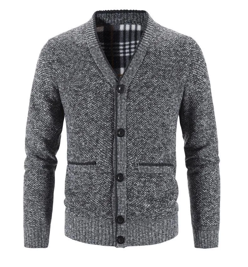New Sweaters Coats Men Winter Thicker Knitted Cardigan Sweatercoats