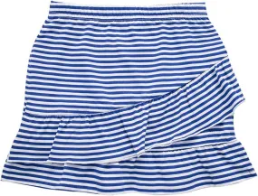 UNACOO 2 Packs 100% Cotton Tiered Ruffle Skirt with Elastic Waistband for Girls